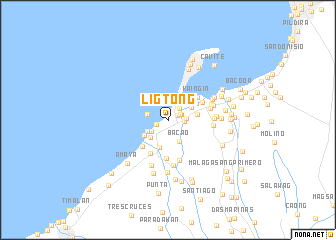 map of Ligtong
