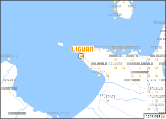 map of Liguan