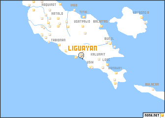 map of Liguayan