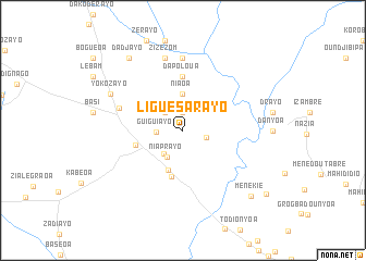 map of Liguesarayo