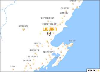 map of Liguian