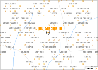 map of Liguidibouéma