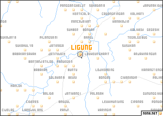 map of Ligung