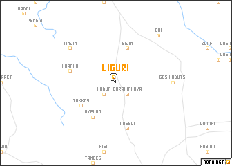map of Liguri