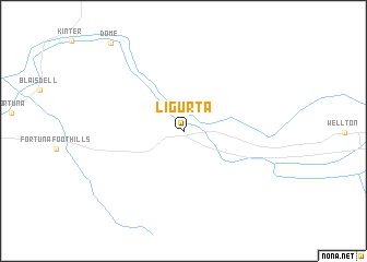 map of Ligurta