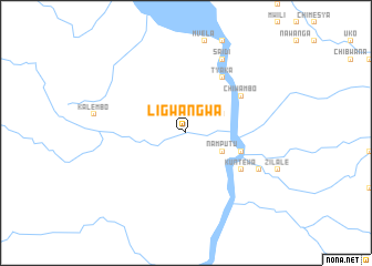 map of Ligwangwa