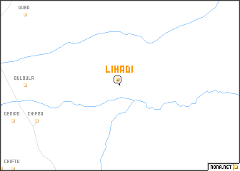 map of Līhadī