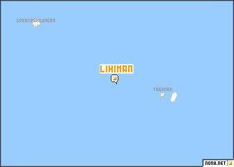 map of Lihiman