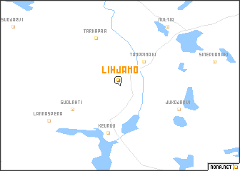 map of Lihjamo