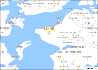 map of Lihme