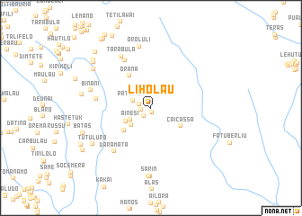 map of Liholau