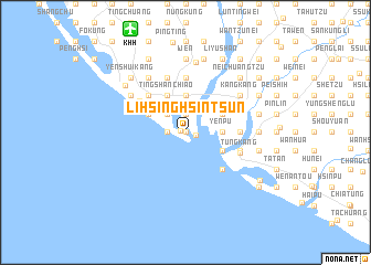 map of Li-hsing-hsin-ts\
