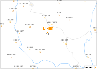 map of Lihua