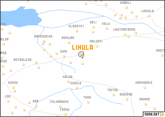 map of Lihula