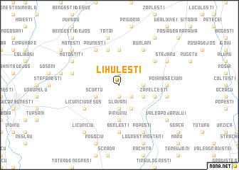 map of Lihuleşti