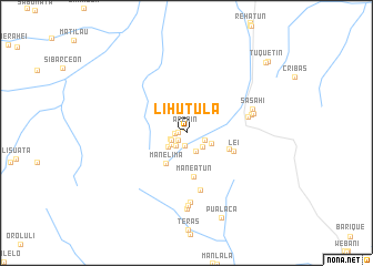 map of Lihutula