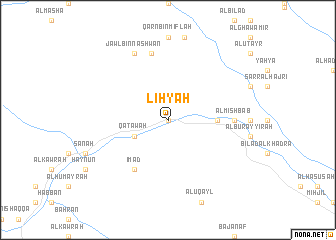 map of Lihyah