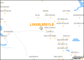 map of Liikkalankylä