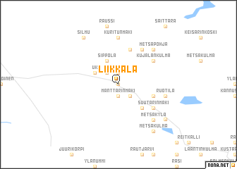 map of Liikkala