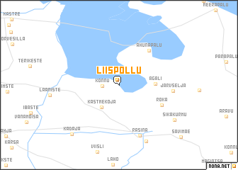 map of Liispõllu