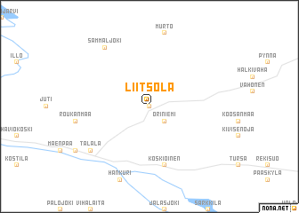 map of Liitsola