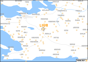 map of Liiva