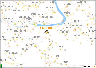 map of Lijepi Do