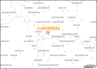 map of Lijevi Degoj