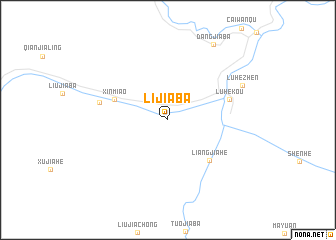 map of Lijiaba
