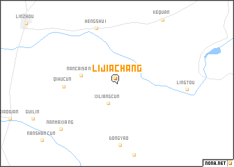map of Lijiachang