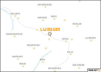 map of Lijiaduan