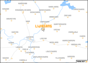 map of Lijiagang