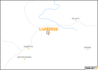 map of Lijiagedu