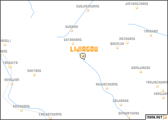 map of Lijiagou