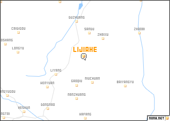 map of Lijiahe