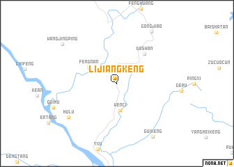 map of Lijiangkeng