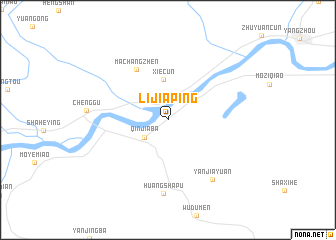 map of Lijiaping