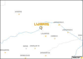 map of Lijiaping