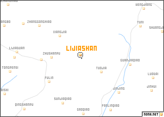 map of Lijiashan