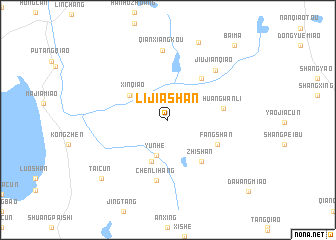 map of Lijiashan