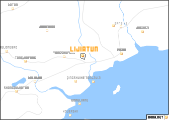 map of Lijiatun