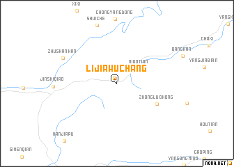map of Lijiawuchang