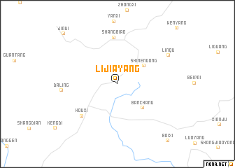 map of Lijiayang