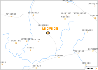 map of Lijiayuan