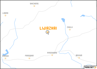 map of Lijiazhai