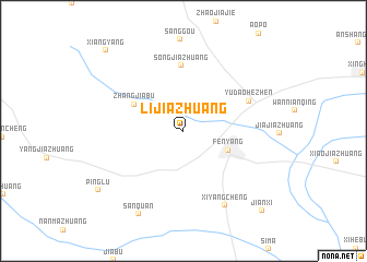 map of Lijiazhuang