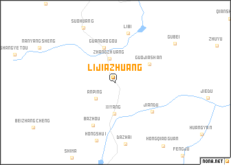 map of Lijiazhuang