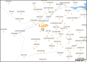 map of Lijin