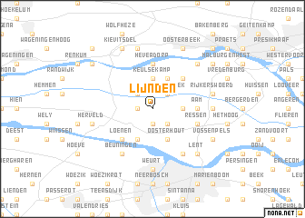 map of Lijnden