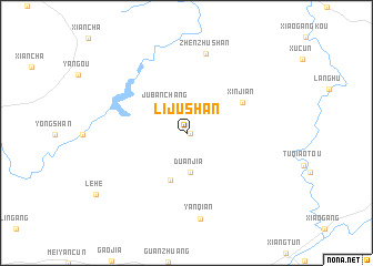 map of Lijushan